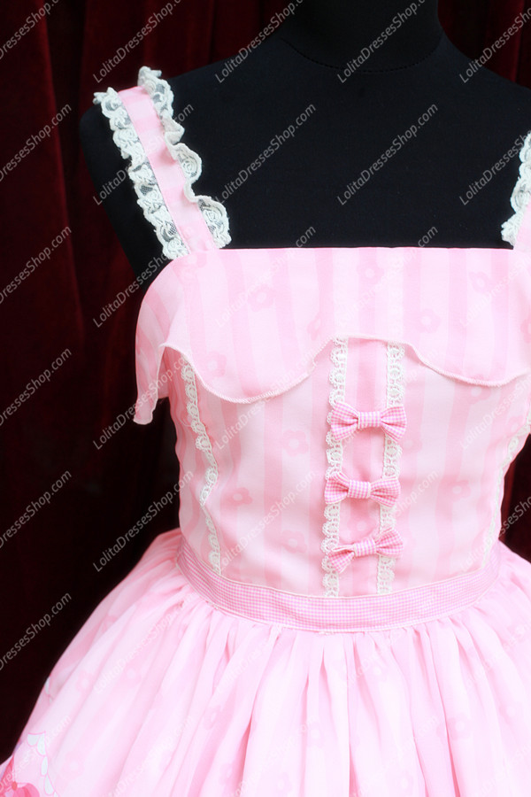 Sweet Cotten Original Print Rabbit Souffle Song Lolita Dress