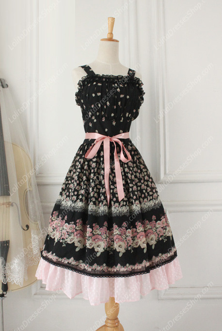 Chiffon Lace Fashion Vintage Gaeden Pastoral embroidery Lolita Dress