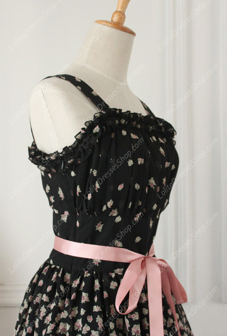Chiffon Lace Fashion Vintage Gaeden Pastoral embroidery Lolita Dress