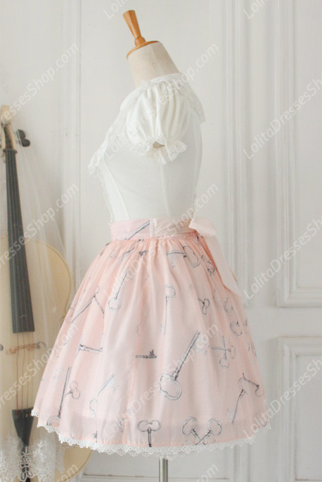 Alice Sweet Tale Vintage Knot organza Lolita Skirt