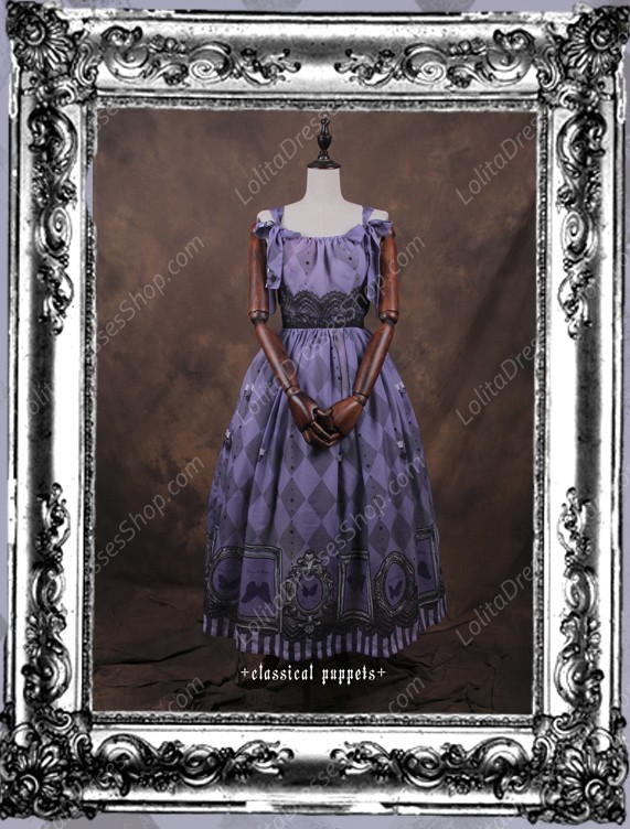 Sweet Butterfly Dance Chiffon Classical Puppets Lolita Sling Dress