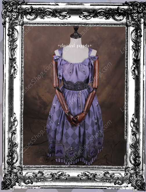 Sweet Butterfly Dance Chiffon Classical Puppets Lolita Sling Dress