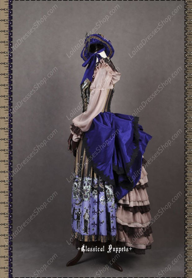 Sweet Steam Band Luxurious Classical Puppets Lolita Dress Suit