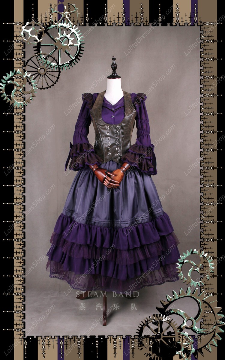 Sweet Steam Band Long Sleeved Classical Puppets Lolita Shirt