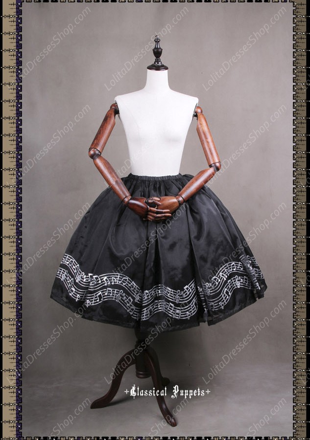 Sweet Steam Band Gilt Silver Classical Puppets Lolita Petticoat