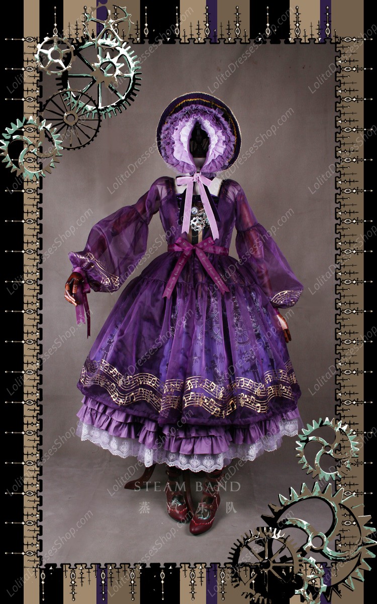 Sweet Steam Band Strap Classical Puppets Lolita Dress JSK
