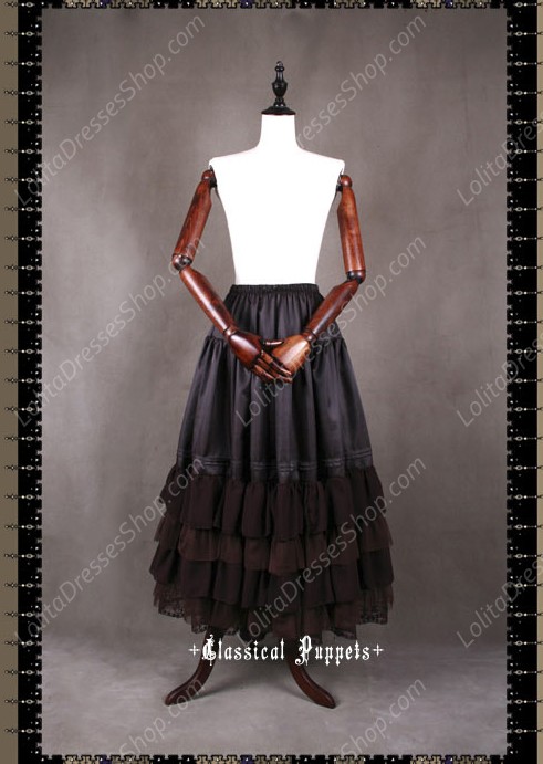 Sweet Luxurious Overlength Classical Puppets Lolita Petticoat Or Half Skirt