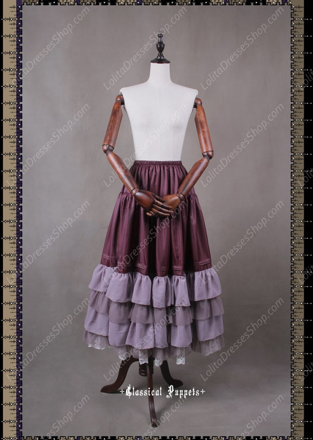 Sweet Luxurious Overlength Classical Puppets Lolita Petticoat Or Half Skirt