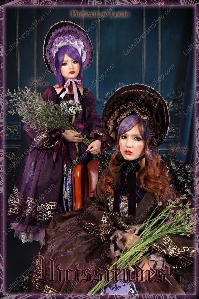 Sweet Steam Band Luxurious Classical Puppets Lolita Bonnet Hat