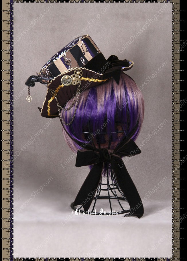 Sweet Steam Band Luxurious Classical Puppets Lolita Formal Hat