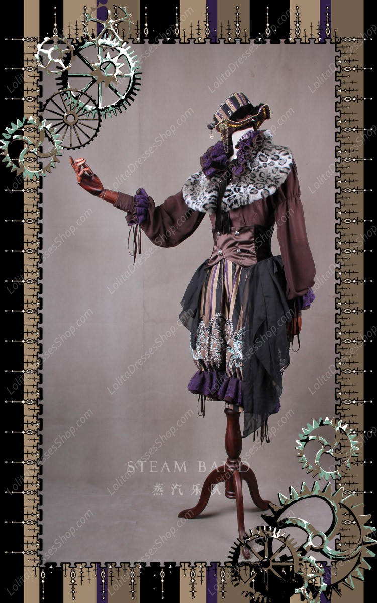 Sweet Steam Band Luxurious Classical Puppets Lolita Formal Hat