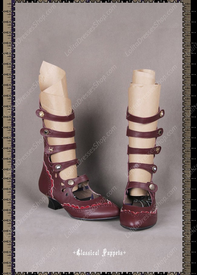 Sweet Steam Band Cingulum Classical Puppets Lolita Boots