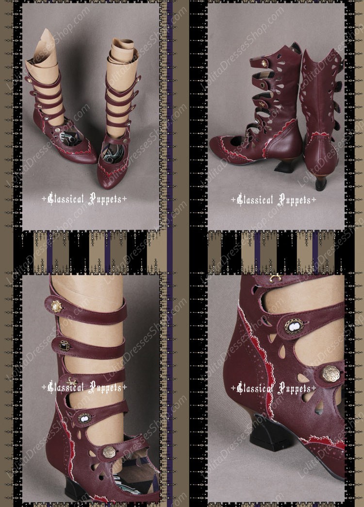 Sweet Steam Band Cingulum Classical Puppets Lolita Boots