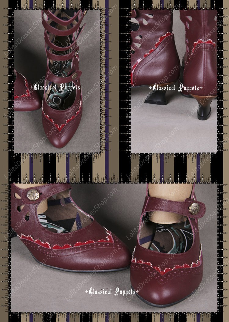 Sweet Steam Band Cingulum Classical Puppets Lolita Boots