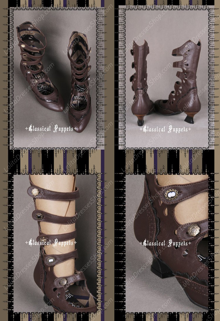 Sweet Steam Band Cingulum Classical Puppets Lolita Boots