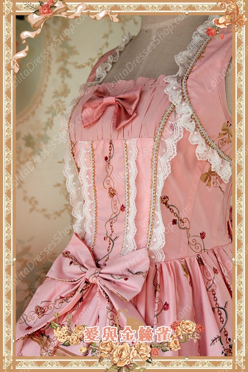 Sweet Cotten Original Printing Love & Canary Infanta Lolita JSK