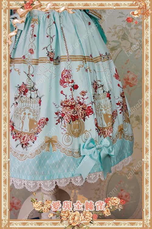 Sweet Cotten Original Printing Love & Canary Infanta Lolita JSK