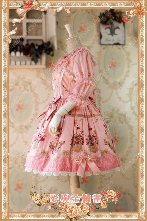 Sweet Cotten Original Printing Love & Canary Infanta Lolita JSK