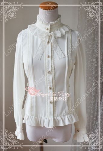 Sweet Chiffon Elegant Magic Tea Party Lolita Shirt