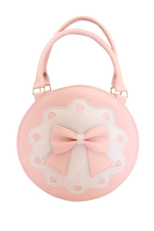 Bow Cake Cylindrical Lolita Bag