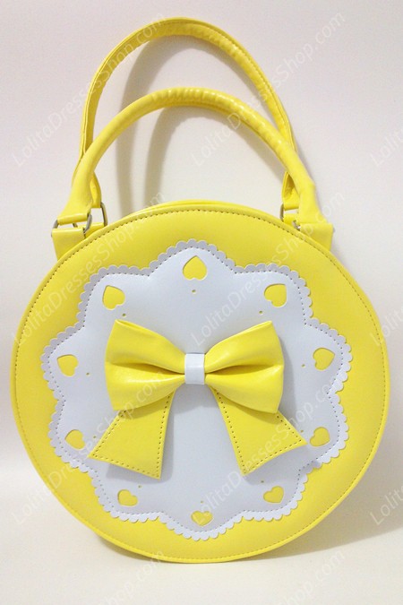 Bow Cake Cylindrical Lolita Bag