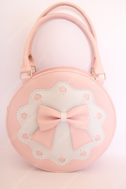 Bow Cake Cylindrical Lolita Bag