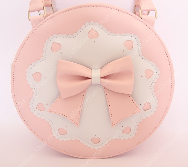 Bow Cake Cylindrical Lolita Bag