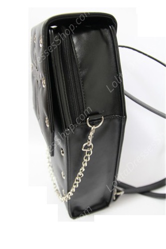 Black PU Vampire Coffin Lolita Bag