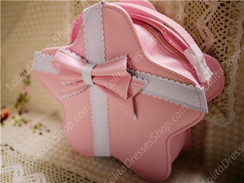 Lovely Bow Cross Stars PU Lolita Bag