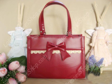 Sweet Cake Bow PVC Lolita Handbag