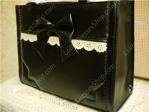 Sweet Cake Bow PVC Lolita Handbag