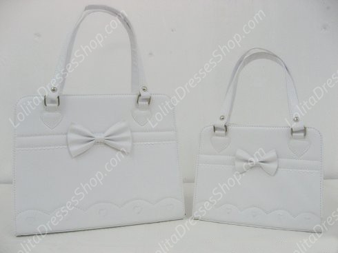 Lovely Bow Cloud PVC Lolita Bag