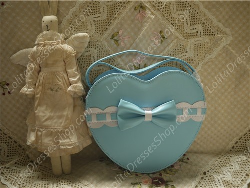 Lovely Sweetheart Bow PVC Lolita Bag