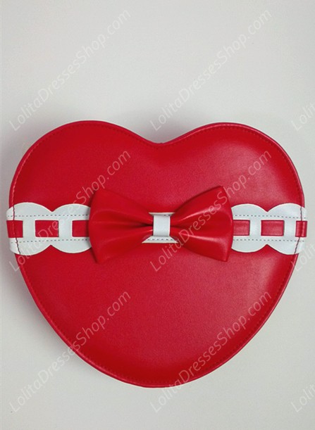 Lovely Sweetheart Bow PVC Lolita Bag