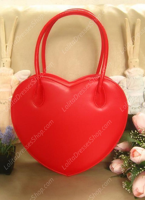 Lovely Double Sweetheart PVC Lolita Bag