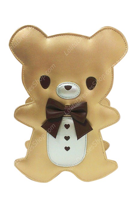 Lovely Teddy Bear Bow PU Lolita Bag