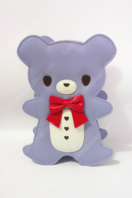 Lovely Teddy Bear Bow PU Lolita Bag