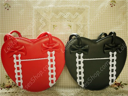 Lovely Cry Big Sweetheart PVC Lolita Handbag