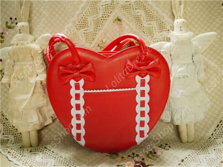 Lovely Cry Big Sweetheart PVC Lolita Handbag