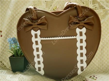 Lovely Cry Big Sweetheart PVC Lolita Handbag