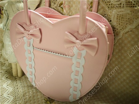 Lovely Cry Big Sweetheart PVC Lolita Handbag