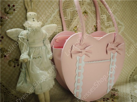 Lovely Cry Big Sweetheart PVC Lolita Handbag