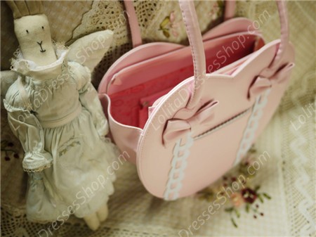 Lovely Cry Big Sweetheart PVC Lolita Handbag