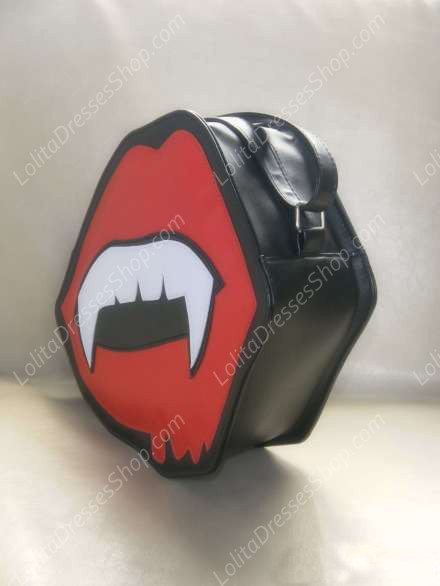 The Devil\'s Lip PVC Lolita Inclined Bag