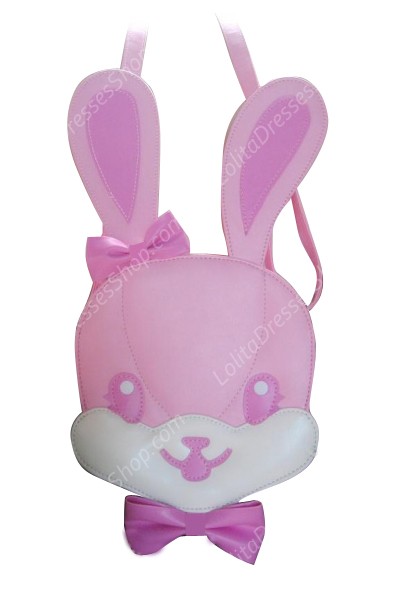 Cute Rabbit PU Lolita Inclined Bag