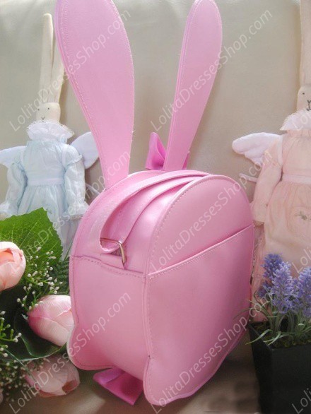 Cute Rabbit PU Lolita Inclined Bag