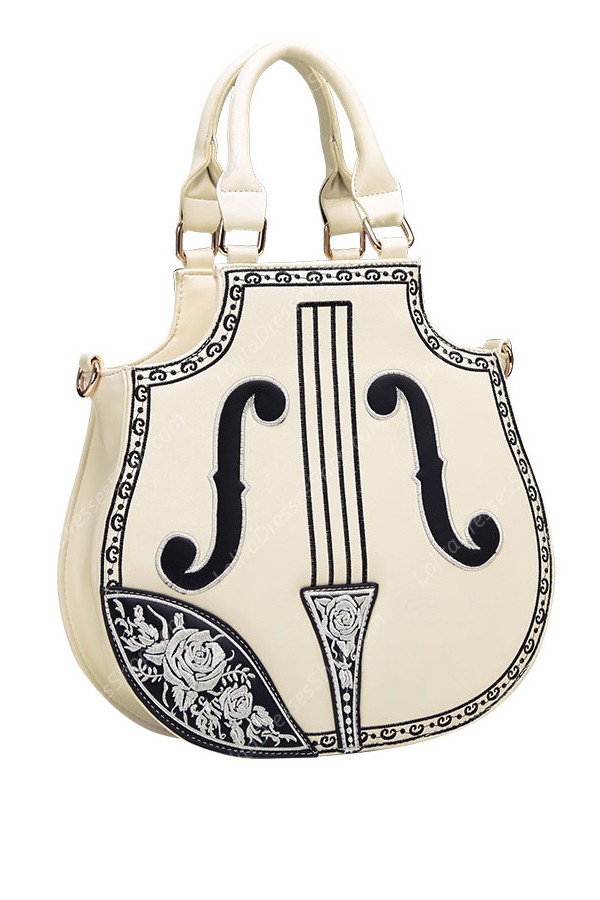 Cute Violin Fashion PU Lolita Bag