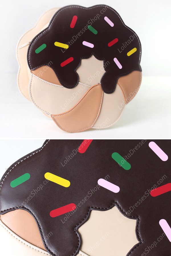 Sweet Print Cake PU Lolita Shoulder Bag