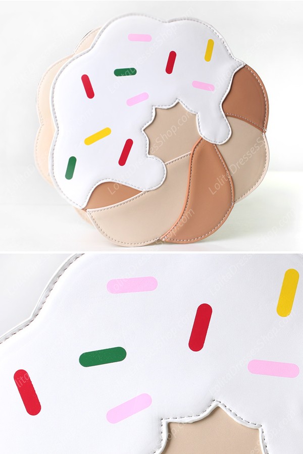 Sweet Print Cake PU Lolita Shoulder Bag