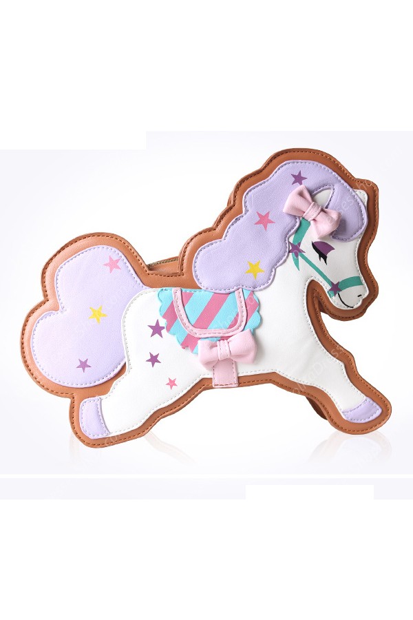 Sweet Candy Ice Cream Pony Print PU Lolita Shoulder Bag